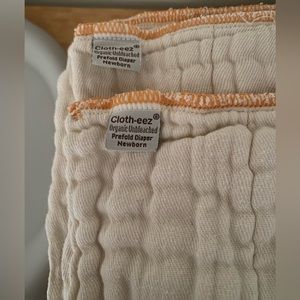24 Newborn Cloth-eez prefold diapers